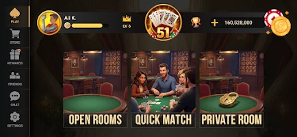 Rummy 51 Meld Selection