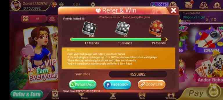 Rummy Best Fast Payout Interface