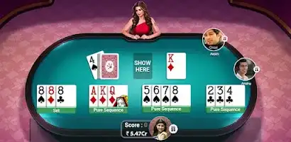 Rummy Old Game Interface